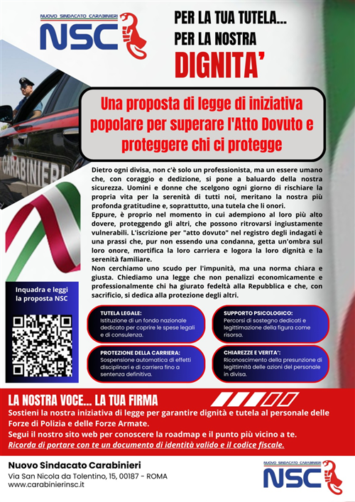 Proposta di Legge di Iniziativa Popolare